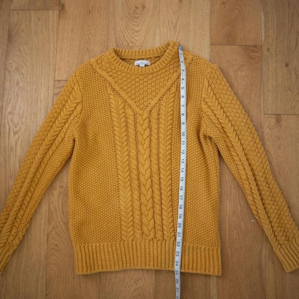 LL Bean Signature Chunky Cable Knit Sweater - Picture 5 of 8